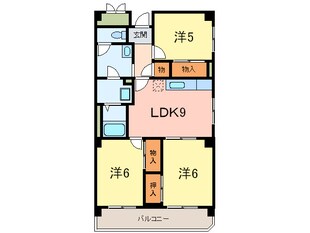 オ－リッツコ－ト甲南山手の物件間取画像